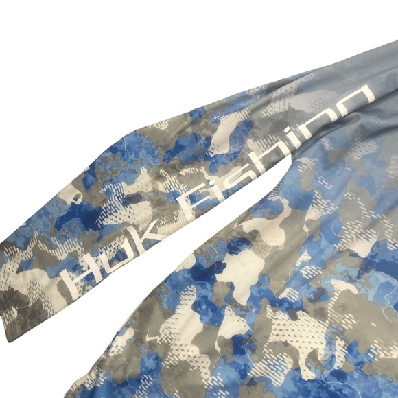 HUK Fishing‎ XXL Long Sleeve Jersey Poly Spandex - Picture 7 of 7